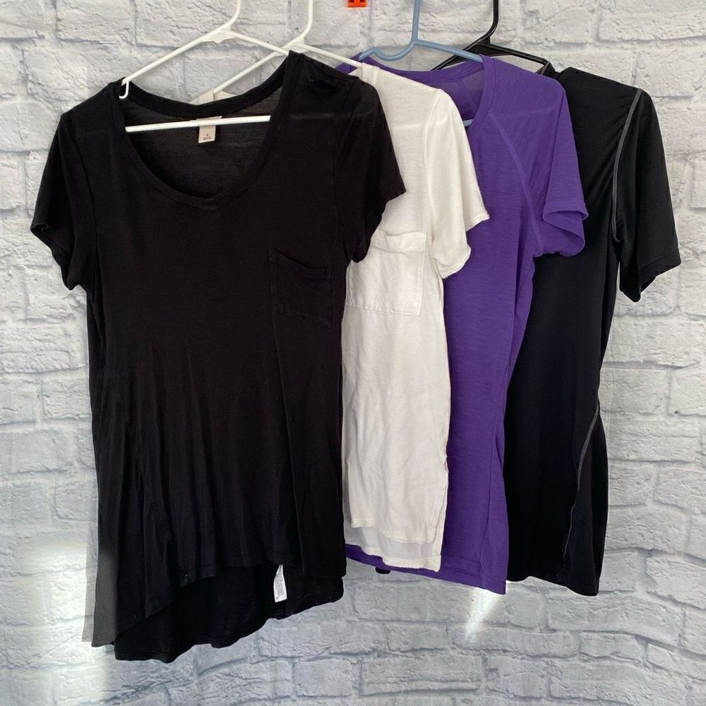 Nike under armour Mossimo lush women S 4 bundle short sleeve tops